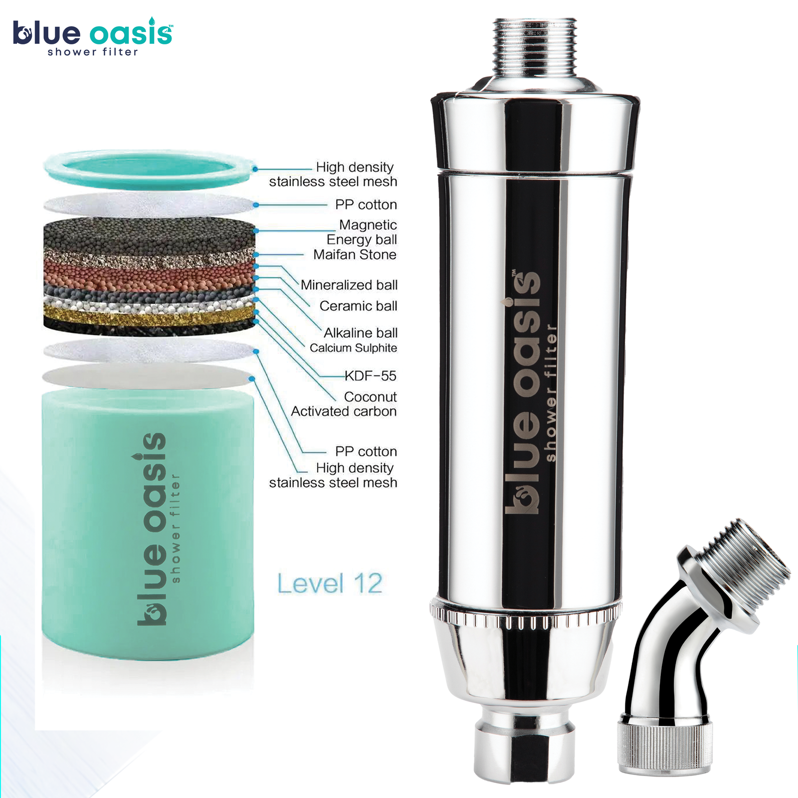 Shower Filter Blue Oasis