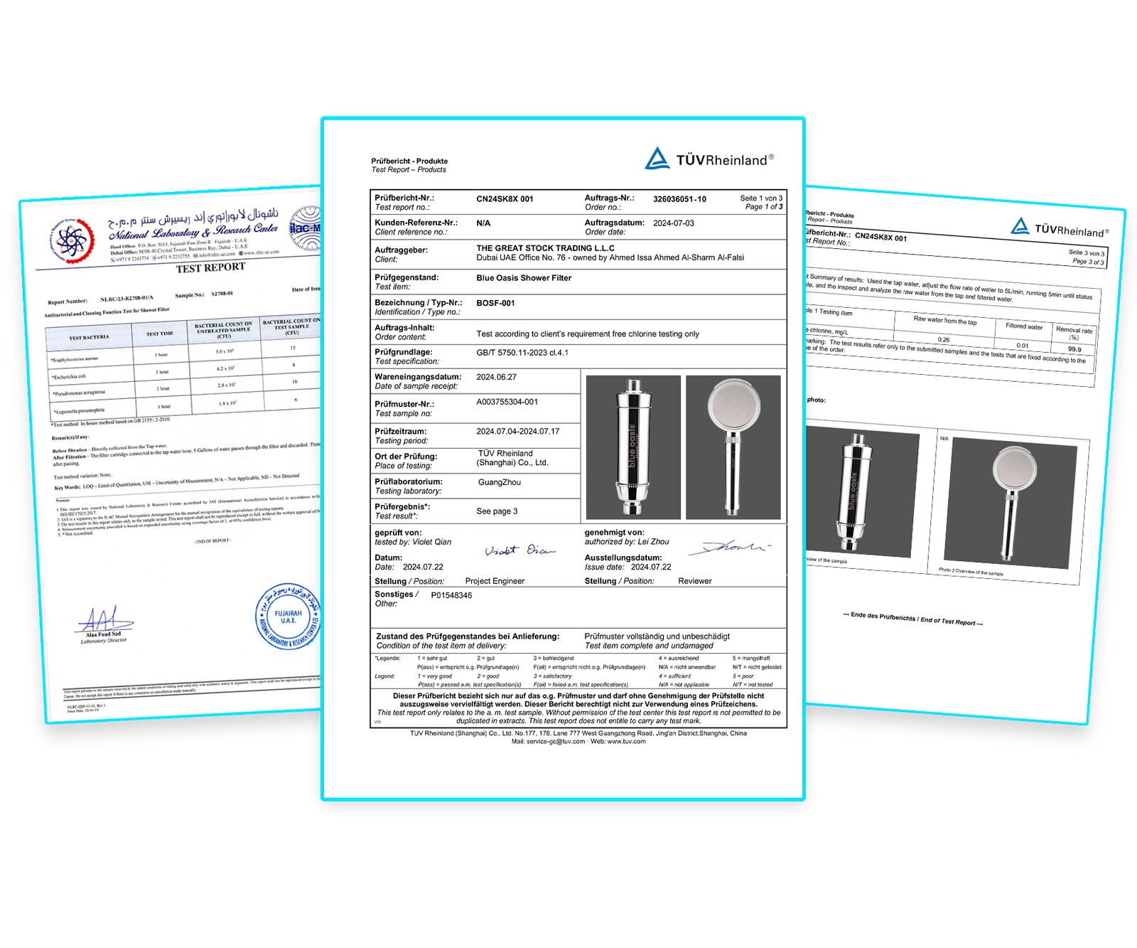 Blue Oasis Shower Filter - Image 8